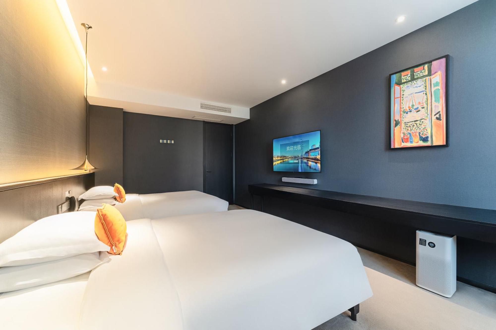 Hesu Designer Hotel & Suites -Near Xi'An Drum Tower And Yongning Gate -Free Laundry Luggage Storage -Kitty Cafe With Freshly Ground Coffee -24H Front Desk -English Service Екстер'єр фото