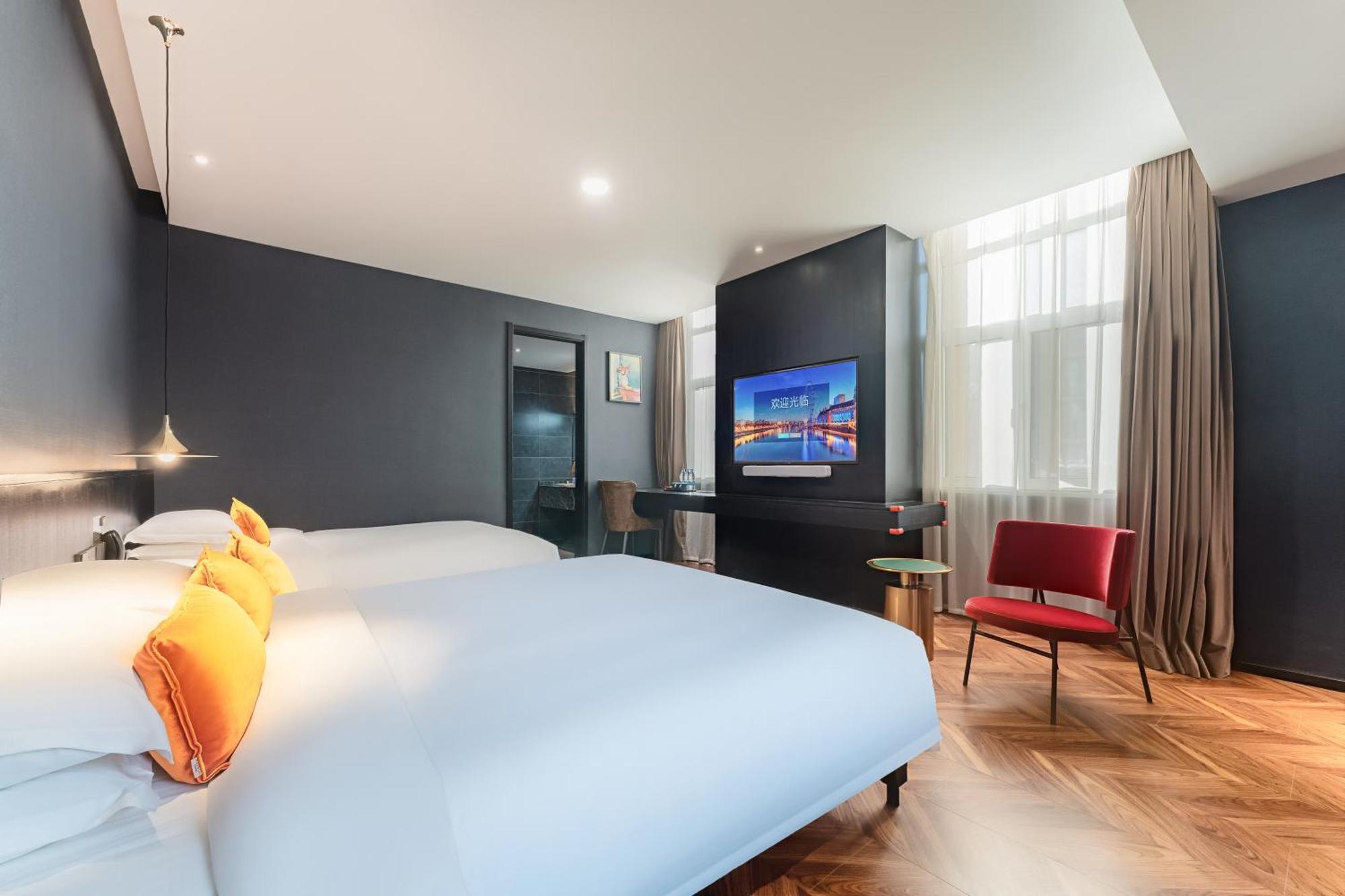 Hesu Designer Hotel & Suites -Near Xi'An Drum Tower And Yongning Gate -Free Laundry Luggage Storage -Kitty Cafe With Freshly Ground Coffee -24H Front Desk -English Service Екстер'єр фото